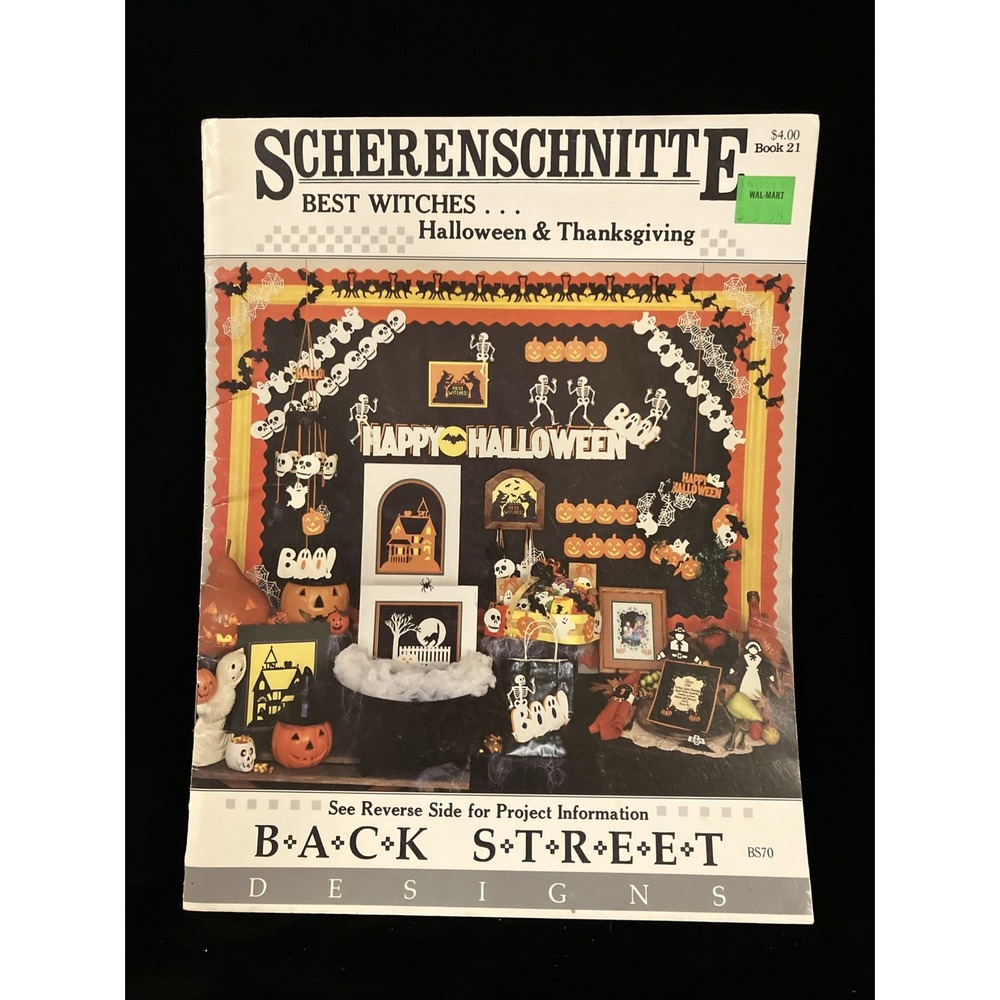 Scherenschnitte Best Witches…Halloween & Thanksgiving Projects 1988 Back Street